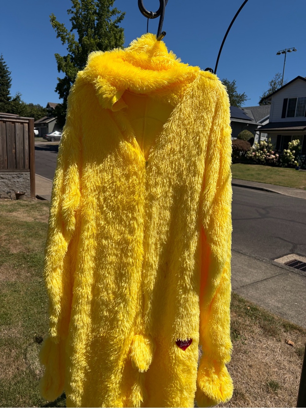 Care Bears Sunshine Adult XL Onesie Costume - Picture 6 of 10